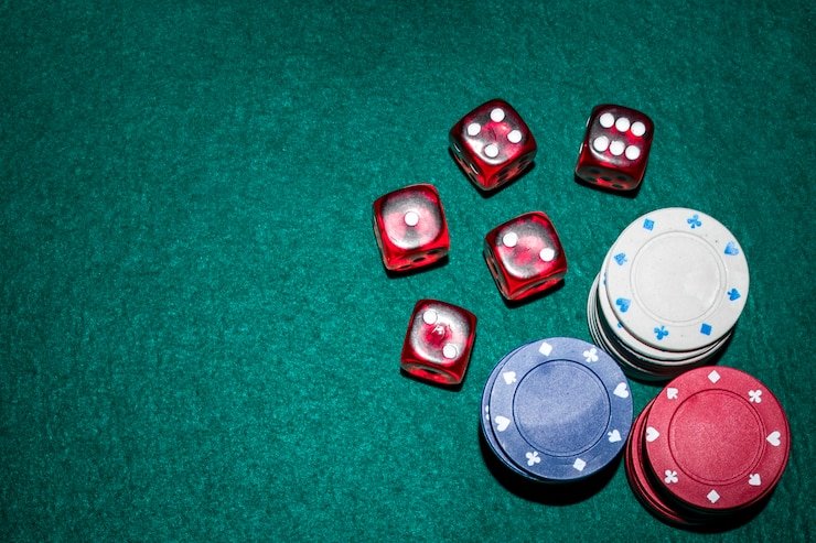 Antarmuka permainan Ceme Online di platform vip lotre dengan kartu digital dan area taruhan yang jelas